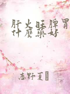 肝火旺脾胃虚吃什么药好