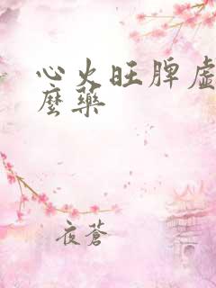 心火旺脾虚吃什么药