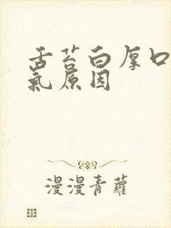 舌苔白厚口苦口气原因