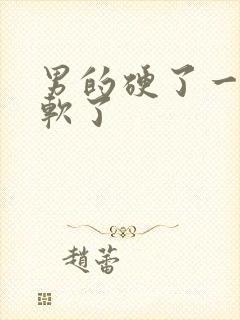 男的硬了一会都软了