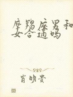 摩羯座男和金牛女合适吗