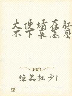 大便堵在肛门拉不下来怎么办