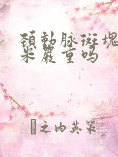 颈动脉斑块1毫米严重吗