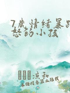 7岁情绪暴躁易怒的小孩