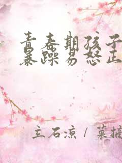 青春期孩子脾气暴躁易怒正常吗