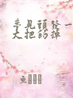 梦见头发一抓一大把的掉