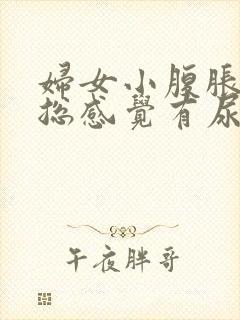 妇女小腹胀痛,总感觉有尿