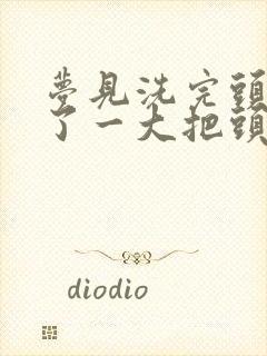 梦见洗完头发掉了一大把头发