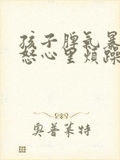 孩子脾气暴躁易怒心里烦躁