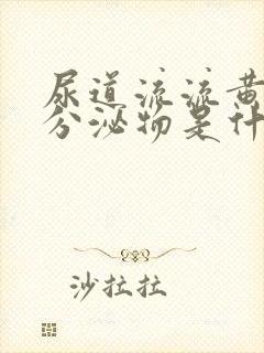 尿道流流黄脓状分泌物是什么病