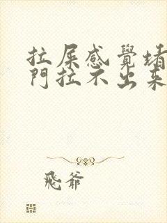 拉屎感觉堵在肛门拉不出来