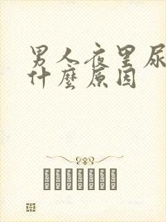 男人夜里尿频是什么原因