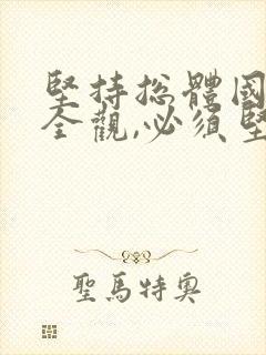 坚持总体国家安全观,必须坚持以( )为保障