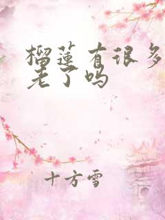 榴莲有很多丝是老了吗