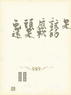 龟头应该是硬的还是软的