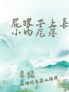 屁眼子上长了个小肉疙瘩