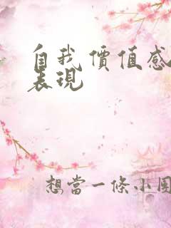 自我价值感高的表现