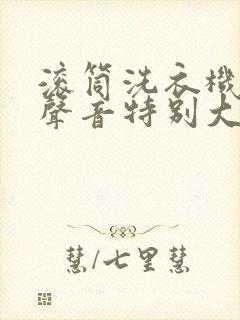 滚筒洗衣机甩干声音特别大