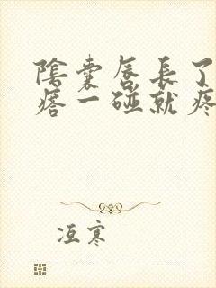 阴囊唇长了个疙瘩一碰就疼