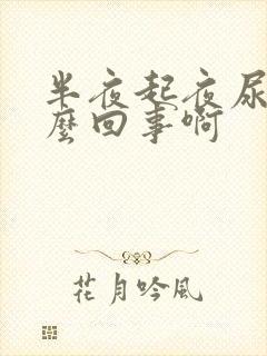 半夜起夜尿多怎么回事啊