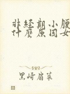 非经期小腹胀痛什么原因女性