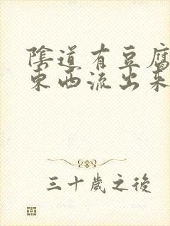 阴道有豆腐渣的东西流出来还痒