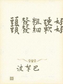 头发粗硬好还是头发细软好