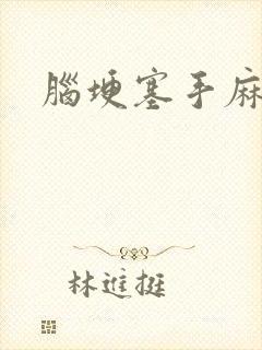 脑埂塞手麻脚麻