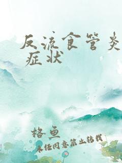 反流食管炎胃炎 症状