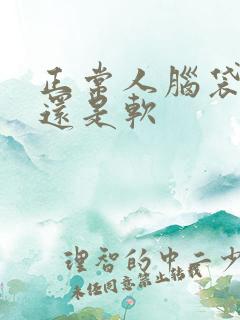 正常人脑袋是硬还是软