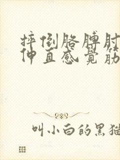 摔倒胳膊肘不敢伸直感觉筋疼