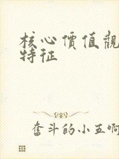 核心价值观显著特征