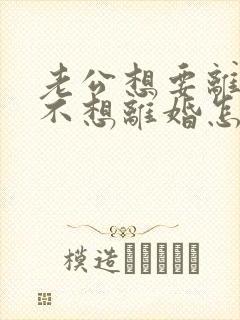 老公想要离婚我不想离婚怎么哄