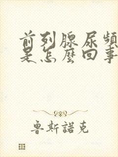 前列腺尿频为主是怎么回事啊