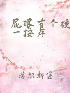 屁眼有个硬疙瘩一按疼