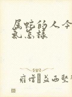 属蛇的人今天运气怎样