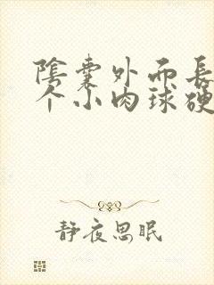 阴囊外面长了一个小肉球硬硬的