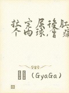 拉完屎后肛门有个肉球,会痛