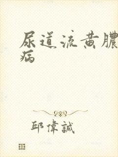 尿道流黄脓什么病