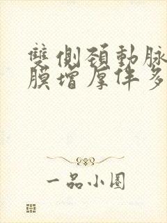 双侧颈动脉内中膜增厚伴多发斑块形成严重吗