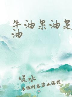 牛油果油是什么油