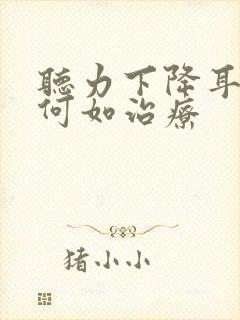 听力下降耳鸣如何如治疗