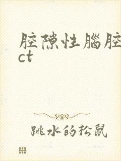 腔隙性脑腔梗塞ct