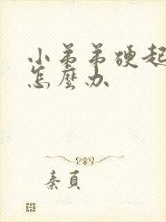 小弟弟硬起来了怎么办