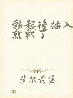 勃起后插入一会就软了