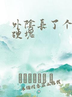 外阴长了个大痘硬块