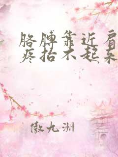 胳膊靠近肩膀处疼抬不起来