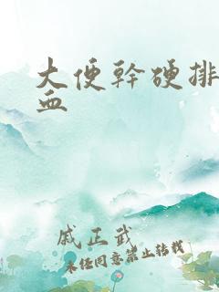 大便干硬排便出血