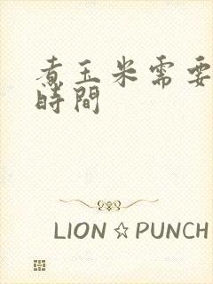 煮玉米需要多长时间