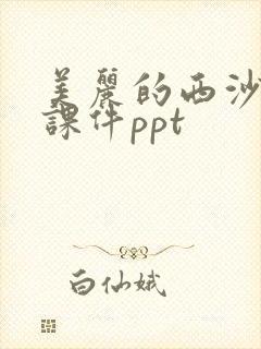 美丽的西沙群岛课件ppt